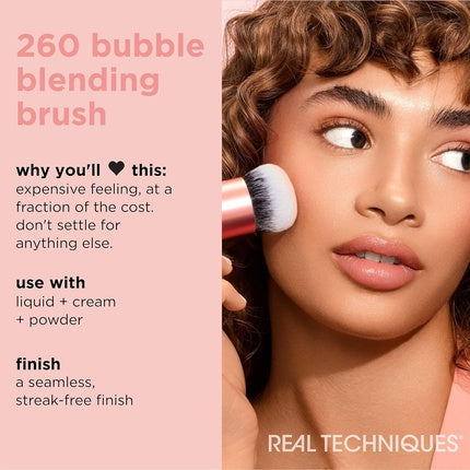 Pensulă machiaj, Real Techniques, Bubble Blending, multifuncțională