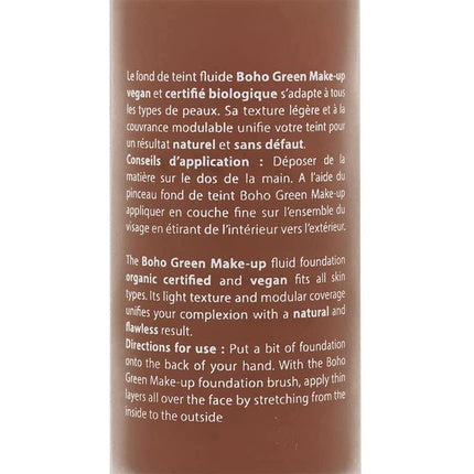 Fond de ten fluid, Boho Green Make-Up, 09 Cacao, 47g