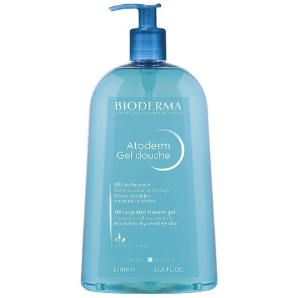 Gel de dus hidratant, Bioderma, Atoderm, 1000 ml