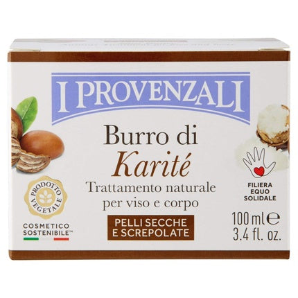 Unt de shea pentru față și corp, I Provenzali, 100ml