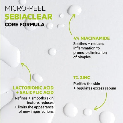 Esență facială, Svr, SVR Sebiaclear Micro-Peel 150ml, piele grasă