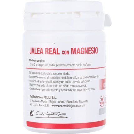 Supliment alimentar, Ana Maria Lajusticia, Royal Jelly cu Magneziu, 60 capsule