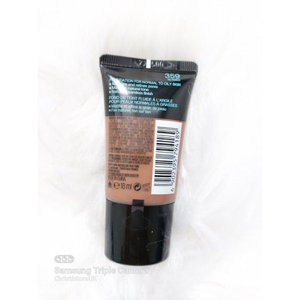 Fond de ten, Maybelline, Fit Me Matte & Poreless, 359 Nutmeg