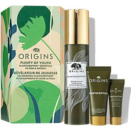 Set Îngrijire Facială Anti-Aging, Origins Plantscription Youth Serum, Lifting Firming Cream, Eye Cream