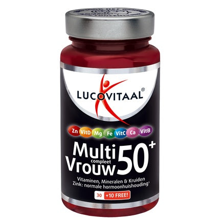Lucovitaal Multi Compleet Woman 50+, 30 capsule