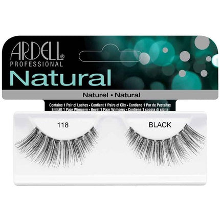 Rimă falsă Ardell Natural No. 118, negru, finisaj mat