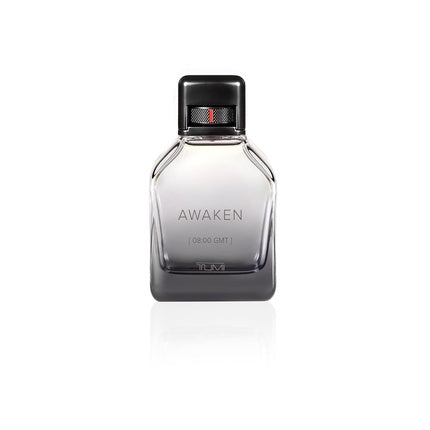 Parfum TUMI Awaken For Men 100ml EDP Spray pentru bărbați, sticlă transparentă cu capac negru
