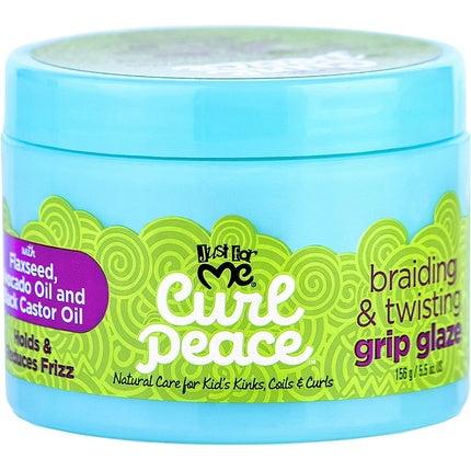 Gel fixare, Just For Me, Curl Peace, 155g, albastru