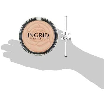 Pudră Față Ingrid Cosmetics HD Transparent, design trandafir, 100g