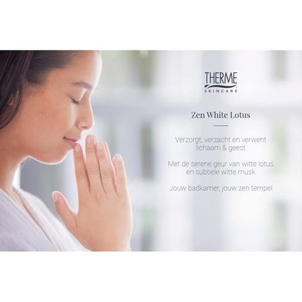 Unt de corp, Remark Groep, Therme Zen, lotus alb, 225g