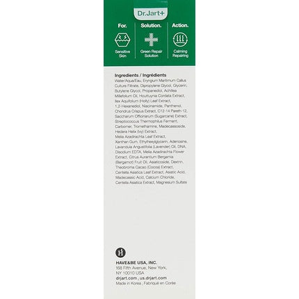 Ser hidratant, Dr.Jart, Cicapair, 50ml, verde