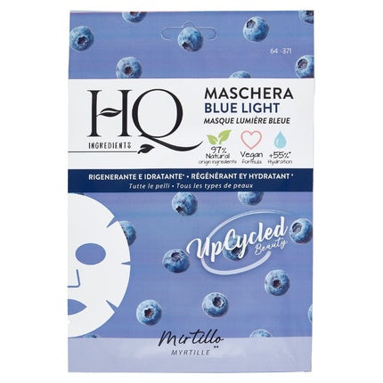 Masca pentru față hidratantă HQ Ingredients Blue Light Regenerating and Hydrating Mask, 36 g