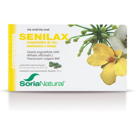 Tablete Soria Natural Senilax, 60 bucati, 600mg