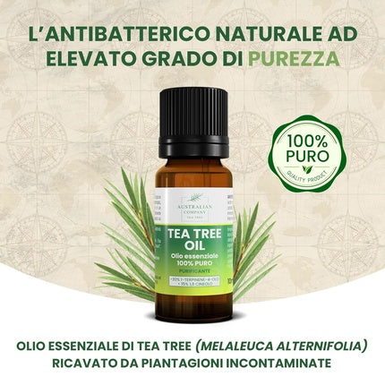 Ulei Esențial Tea Tree, Australian Company, sticlă maro, 10ml