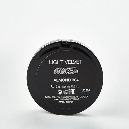 Pudră Compactă Mesauda Milano Light Velvet 304, 9g