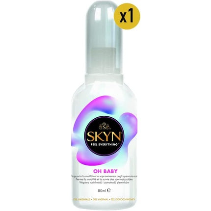 Lubrifiant cu apă și ulei de masaj pentru cupluri, SKYN Oh Baby, 80ml