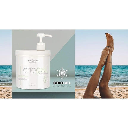 Gel Anti-Celulitic Postquam Criogel, 1000ml, Ambalaj cu Pompă