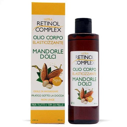 Ulei de Corp Elasticizant, Retinol Complex, Migdale Dulci, 200ml