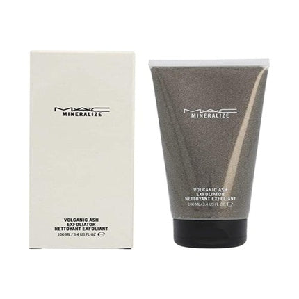 Gel de exfoliere MAC Mineralize, Cenușă Vulcanică, 100ml, gri