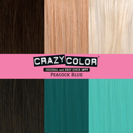 Vopsea Păr Semi Permanentă Crazy Color Pink Panther 100ml Set 4 Butoane cu Perie