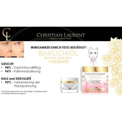 Cremă Lifting, Christian Laurent, Bakuchiol, Aur, 50ml