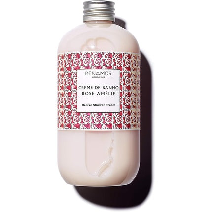 Crema de duș Benamôr Rose Amélie cu Ulei de Argan și Aloe Vera, 500 ml, roz