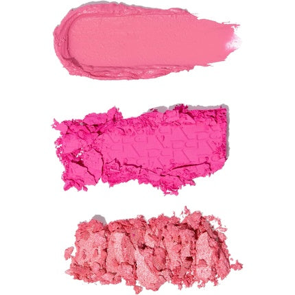 Paleta Blush Revolution Beauty Icon Cream & Pressed Powder, Rose Gold, 3 culori