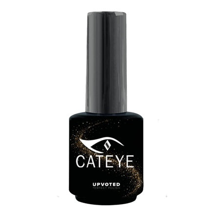 Lac de unghii gel NailPerfect Cat Eye, #001 Maine Coon, 15ml, auriu cu reflexe