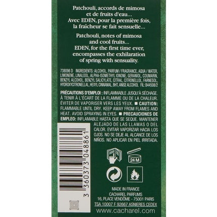Parfum, Cacharel, Eden, Eau De Parfum, 50ml