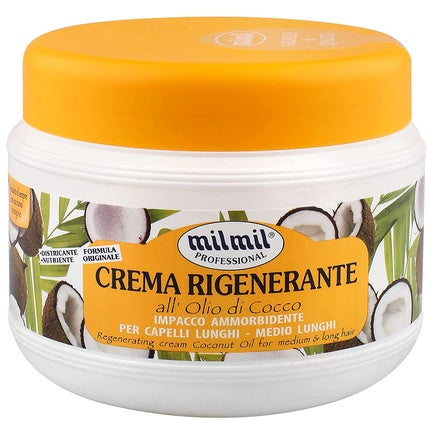 Mască de păr, Milmil, cu ulei de cocos, 500 ml