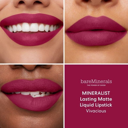 Ruj lichid, Bareminerals, Mineralist Lasting Matte, vivace
