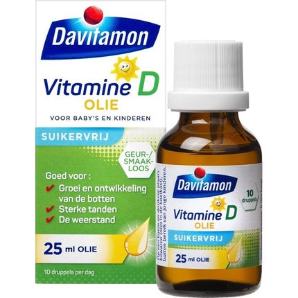 Ulei Vitamina D Davitamon, 25ml, fără zahăr