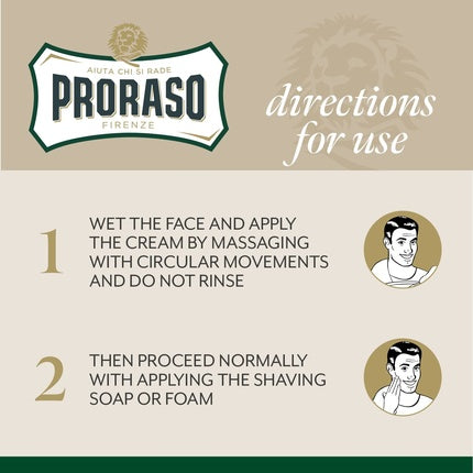 Cremă Pre-Ras, Proraso, Refreshing and Toning, 100ml