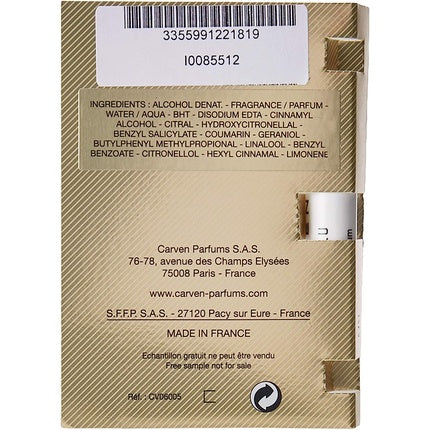 Parfum Carven L'Absolu 1 ml EDP Spray Vial