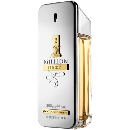 Paco Rabanne 1 Million Lucky, parfum bărbați, sticlă în formă de monedă, culoare verde, 200 ml