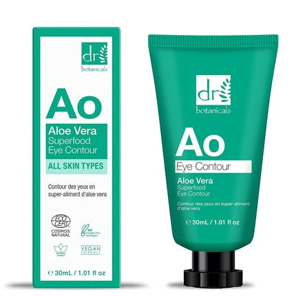 Cremă pentru ochi, Dr Botanicals, Aloe Vera, verde