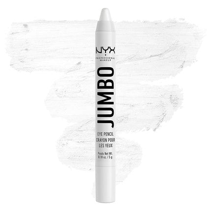 Creion contur ochi, NYX, Jumbo Eye Pencil, alb
