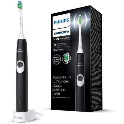 Periuță de dinți electrică Philips 4300 Series, negru, acumulator integrat