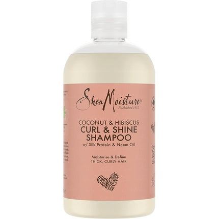 Șampon Shea Moisture Coconut & Hibiscus, Păr creț, 384ml
