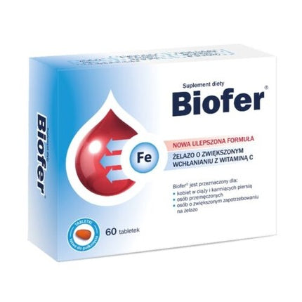 Supliment Dietă Biofer, Fe + Vitamina C, 60 Tablete