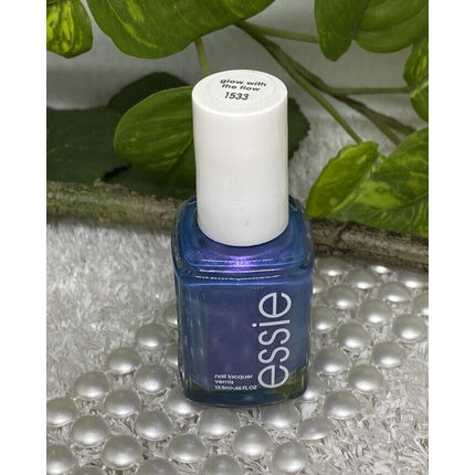 Lac de unghii Essie No. 1533 Glow with the Flow, Albastru, 13.5ml