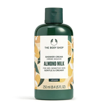 Crema de duș Almond Milk, The Body Shop, ambalaj verde, 250 ml