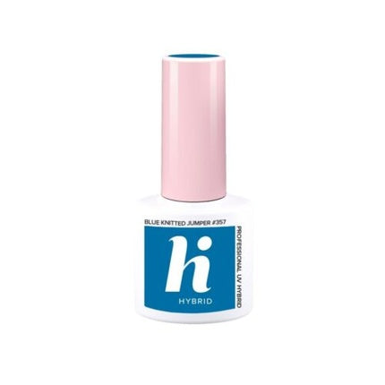 Vernis unghii Hi Hybrid, nr. 357 Blue Sweater, albastru, 5ml