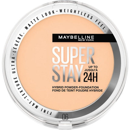 Fond de ten pudră, Maybelline, SuperStay 24H, nuanța 06