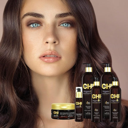 Sampon Rejuvenant Cu Ulei De Argan Si Moringa, Chi, 340ml