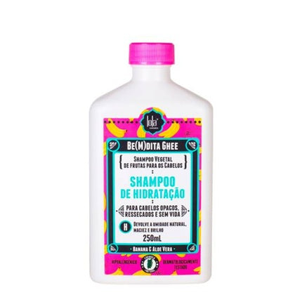 Șampon Lola Cosmetics Bemdita Ghee Hydration Banana și Aloe Vera, 250ml, Alb