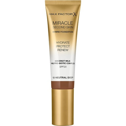 Fond de ten, Max Factor Miracle Second Skin, Neutral Deep, 30ml