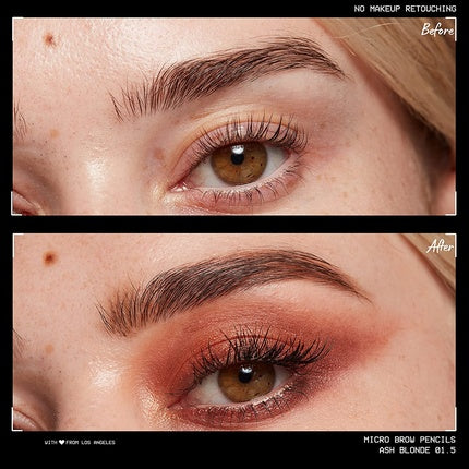 Creion Sprâncene NYX Micro Ash Blonde Dual Ended