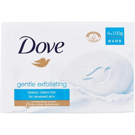 Săpun exfoliant, Dove Lemon, 100g, set 4 bucăți