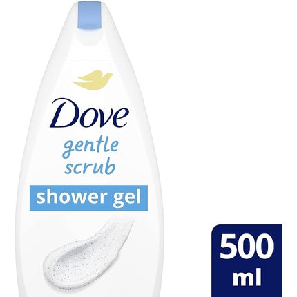 Gel de duș, Dove, Gentle Exfoliating, alb, 500ml